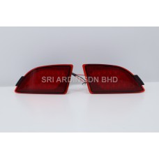 Mazda 3 BL 13 Hatchback Red Rear Bumper LED Reflector